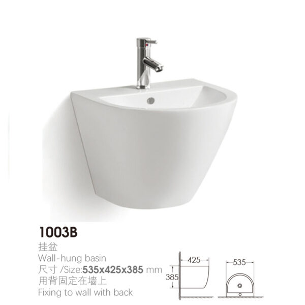 SABER-Certified Ceramic Sanitary Ware Set (Antibacterial Glaze, Saudi Luxury Hotels) - Image 3