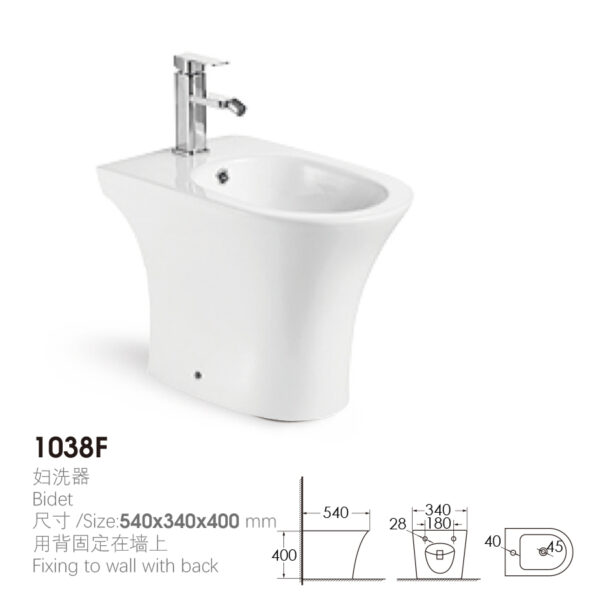 SABER Certified Ceramic Sanitary Ware Set (Quick-Drain, Saudi Mall Restrooms) - Image 3
