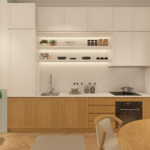 Sleek Dark Kitchen Cabinets Define Modern Elegance
