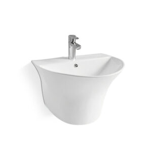 Minimalist Curved - Edge Wall - Hung Basin BG - 002 | 530x440x360mm test