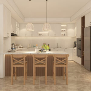 Luxury Solid-Wood Kitchen Cabinets Design