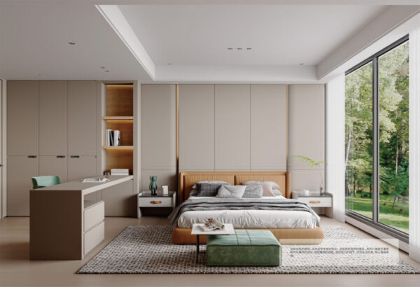 Modern Minimalist Custom Cabinets - Neutral Tones for a Serene Home - Image 2