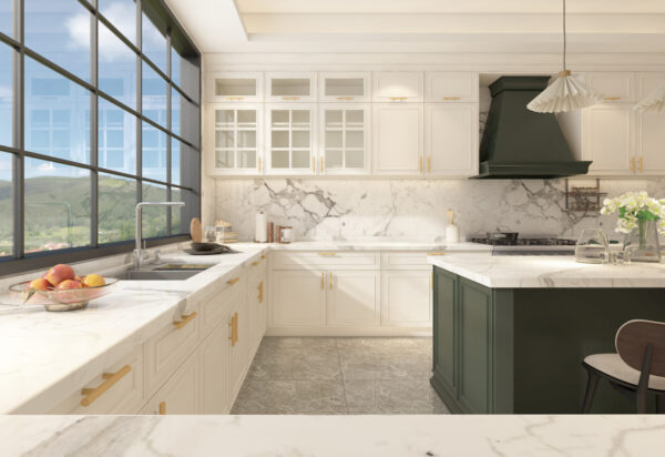 Neutral Slim Shaker Cabinets with Classic Appeal - Image 2