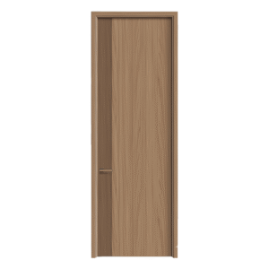 Modern Minimalist Wood Door with Natural Wood Texture