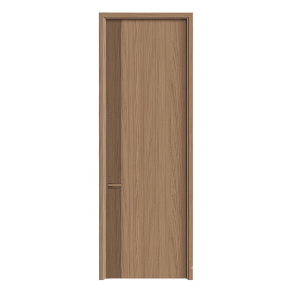 Modern Minimalist Wood Door with Natural Wood Texture