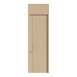 Modern Minimalist Wood Doors with Dark - brown & Light - beige Wood Textures