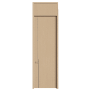 Modern Minimalist Wood Doors with Light - colored & Gray Textures