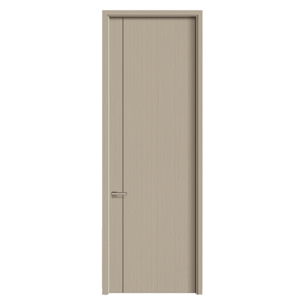 Modern Minimalist Wood Doors with Brown & Light - colored Textures - Image 2