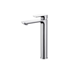 Modern Tall - body Single - handle Bathroom Faucet with Multiple Finishes DT-0502