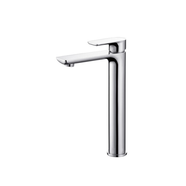 Modern Tall - body Single - handle Bathroom Faucet with Multiple Finishes DT-0502