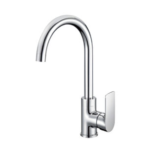 Single - handle Kitchen Faucet with Chrome Finish DT-0507