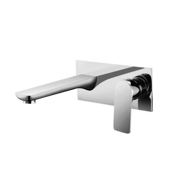 Wall - mounted Basin Faucet with Chrome Finish & Shower Set – Complete Bathroom Solution