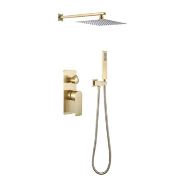 Sleek Square Shower with Handheld for Residential Bathroom Project DT-0512 - Image 3