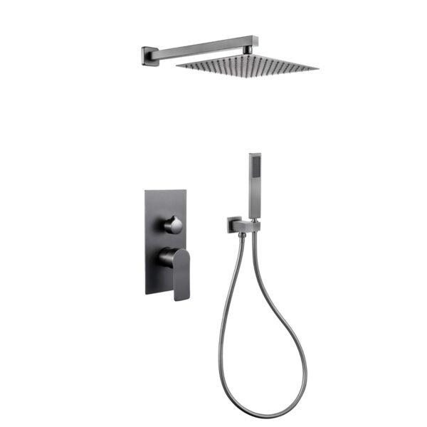 Sleek Square Shower with Handheld for Residential Bathroom Project DT-0512 - Image 2