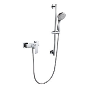Wall - mounted Shower System with Handheld Sprayer and Chrome Finish DT-1113