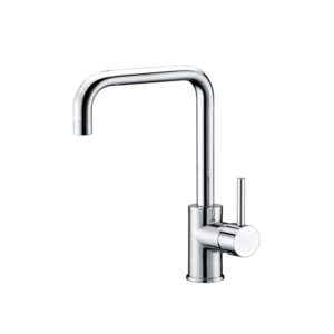 Single - handle Kitchen Faucet with Chrome Finish Finish DT-5003