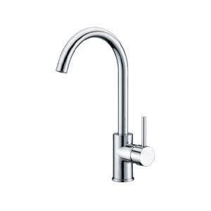 Single - handle Kitchen Faucet with Chrome Finish Finish DT-5004