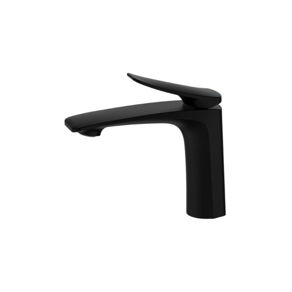 Modern Curved - handle Bathroom Faucet with Multiple Finishes DT-5701 - Image 4