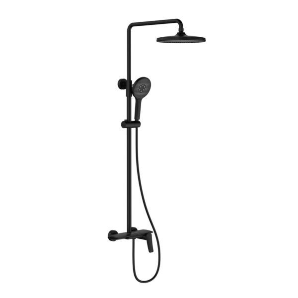 Modern Exposed Rainfall Shower System with Handheld Sprayer and Multiple Finishes DT-5709 - Image 4