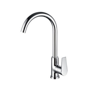 Single - handle Kitchen Faucet with Chrome Finish DT-0037