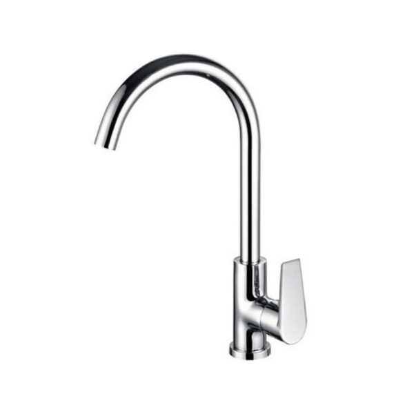 Single - handle Kitchen Faucet with Chrome Finish DT-0037
