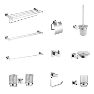 Chrome Bathroom Accessories Set for Hospital Project