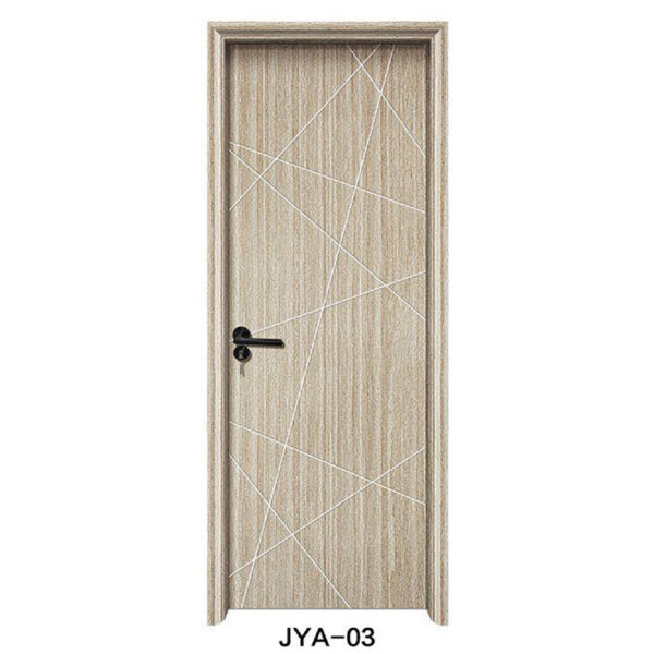 Modern WPC Door with Subtle Wood Texture