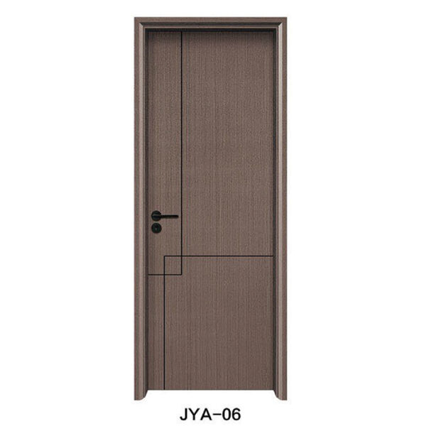 Modern WPC Door with Subtle Wood Texture - Image 4