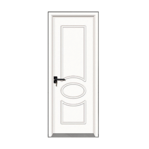 White - finished WPC Door with Stylish Patterns