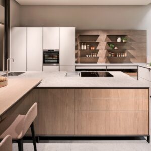 Luxury Solid-Wood Kitchen Cabinets Design