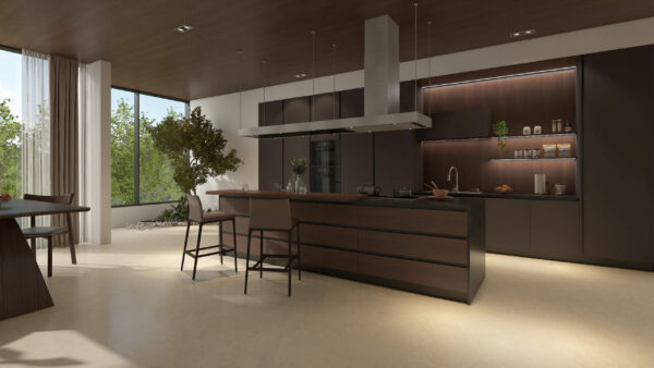 High Gloss Cabinets for Bright, Spacious Interiors