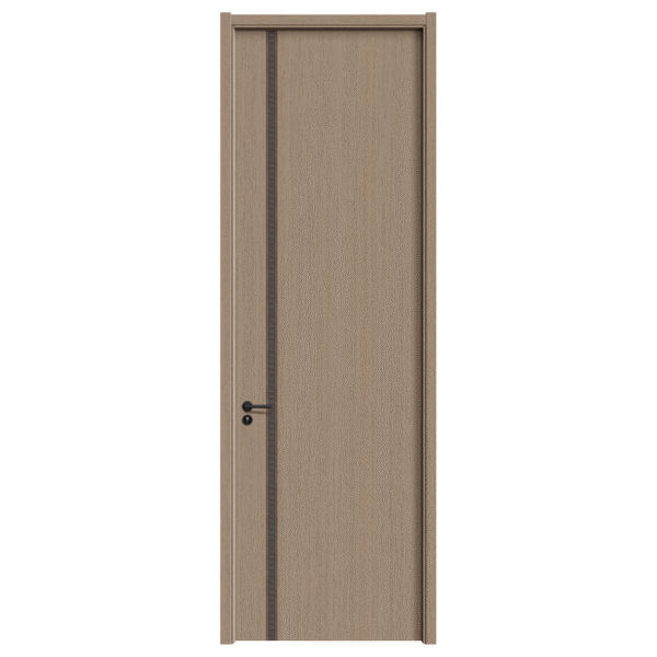 Carbon Crystal Doors with Smooth Light Gray Surfaces & Natural Wood - like Textures - Image 5