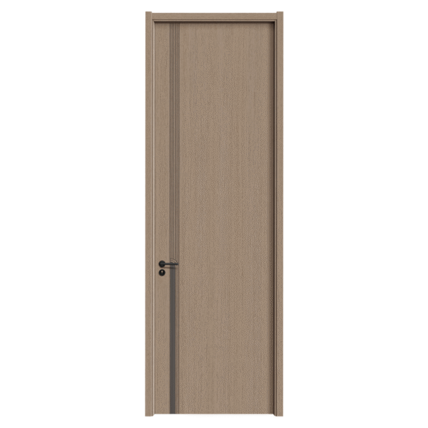 Carbon Crystal Doors with Smooth Light Gray Surfaces & Natural Wood - like Textures - Image 6
