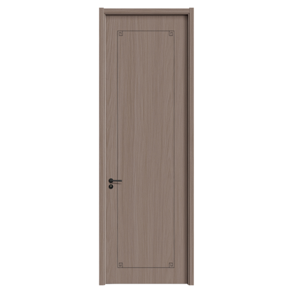Carbon Crystal Door Mu Yue Series Paint-free Solid Wood Door Carbon Crystal Panel Synchronous Flat Press & Carving - Image 5
