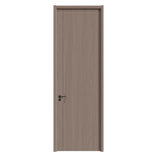 Carbon Crystal Door Mu Yue Series Paint-free Solid Wood Door Carbon Crystal Panel Synchronous Flat Press & Carving - Image 6