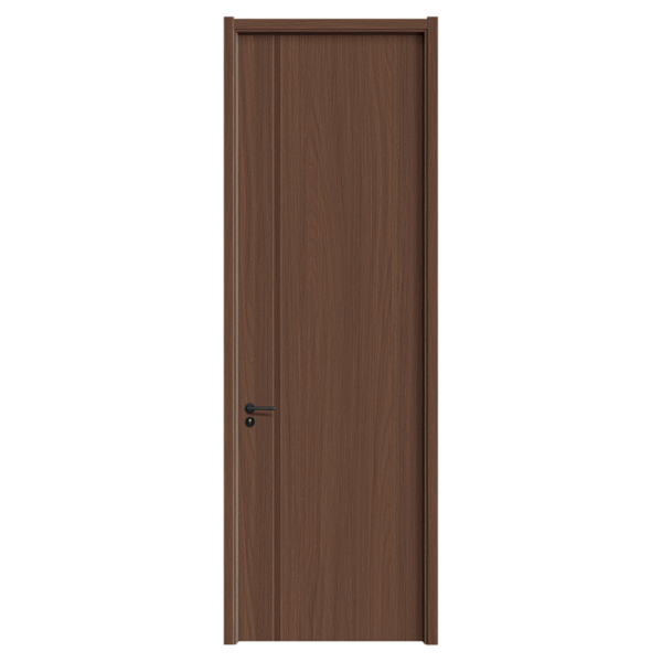 Carbon Crystal Door Shengqiu Series Paint-free Solid Wood Door Carbon Crystal Panel Synchronous Flat Press - Image 2