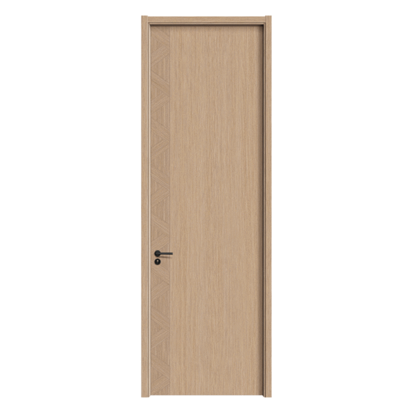 Carbon Crystal Door Shengqiu Series Paint-free Solid Wood Door CarbonCrystal Panel Synchronous Flat Press - Image 6