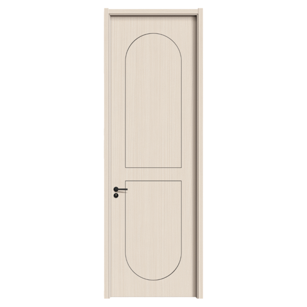 Carbon Crystal Door Retro Series Paint-free Solid Wood Door Carbon Crystal Panel Carving - Image 2