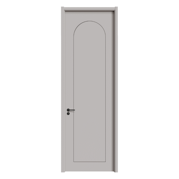 Carbon Crystal Door Retro Series Paint-free Solid Wood Door Carbon Crystal Panel Carving - Image 3