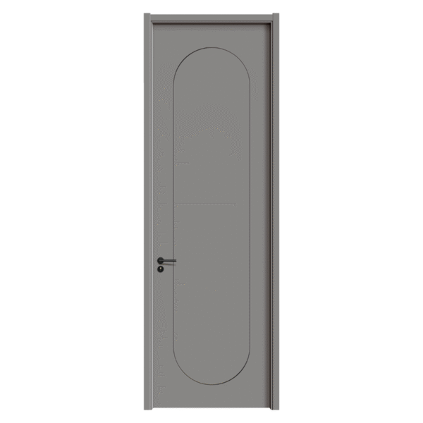 Carbon Crystal Door Retro Series Paint-free Solid Wood Door Carbon Crystal Panel Carving - Image 4
