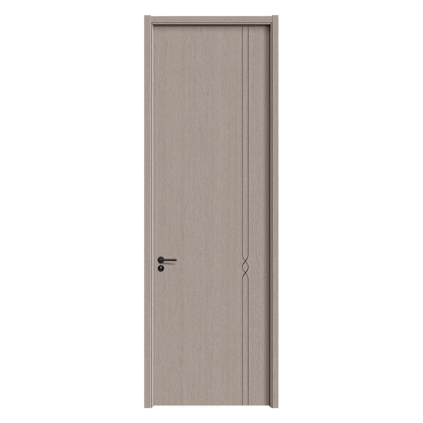 Carbon Crystal Door Retro Series Paint-free Solid Wood Door Carbon Crystal Panel Carving - Image 5