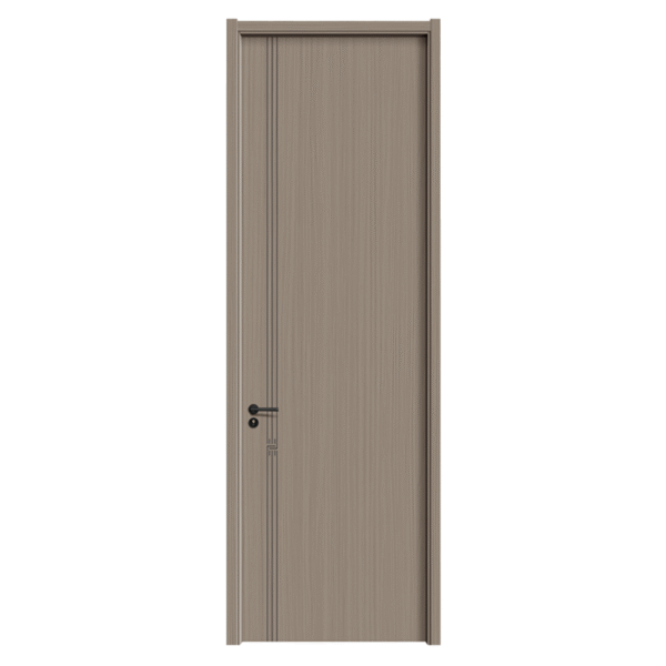 Carbon Crystal Door Retro Series Paint-free Solid Wood Door Carbon Crystal Panel Carving - Image 2