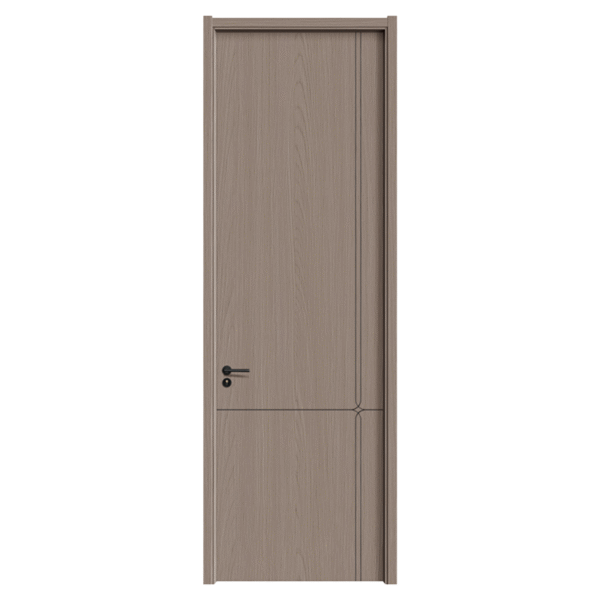 Carbon Crystal Door Retro Series Paint-free Solid Wood Door Carbon Crystal Panel Carving - Image 3