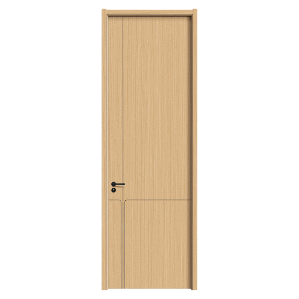 Carbon Crystal Door Retro Series Paint-free Solid Wood Door Carbon Crystal Panel Carving - Image 5