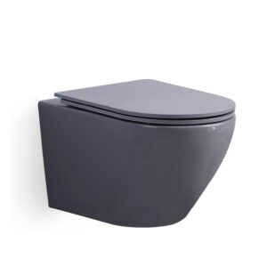 Grey Matt 485x365x370mm & 535x365x350mm Wall-hung Toilet for Office Project WH-003GM
