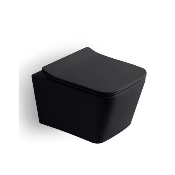 Black 510x360x350mm Wall-hung Toilet for School Project WH-028B