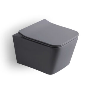 Grey Matt 510x360x350mm Wall-hung Toilet for Mall Project WH-028GM