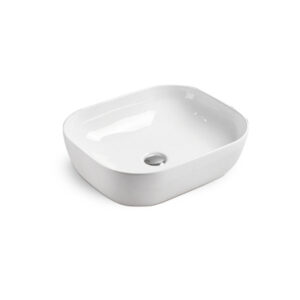 Oval 505x405x140mm Above Counter Wash Basin for Amusement Park Project XS-0134