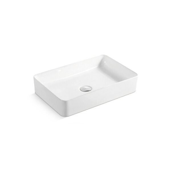 Rectangular 500x340x110mm Above Counter Wash Basin for Theme Park Project XS-0140A