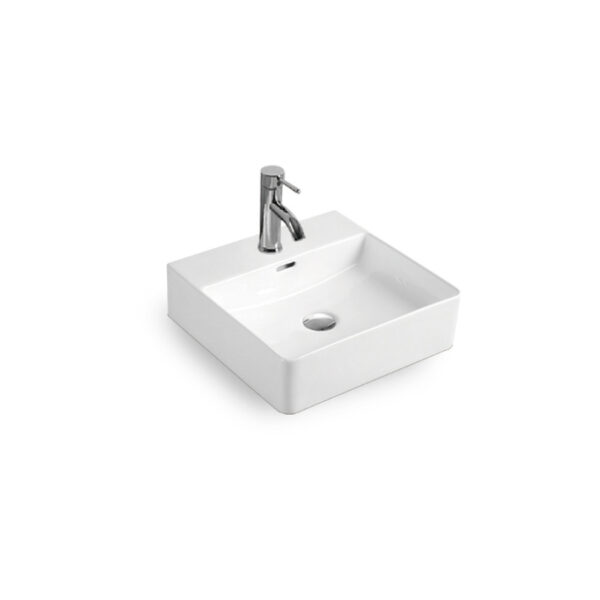 Rectangular 415x420x125mm Above Counter Wash Basin for Shopping Center Project XS-0162